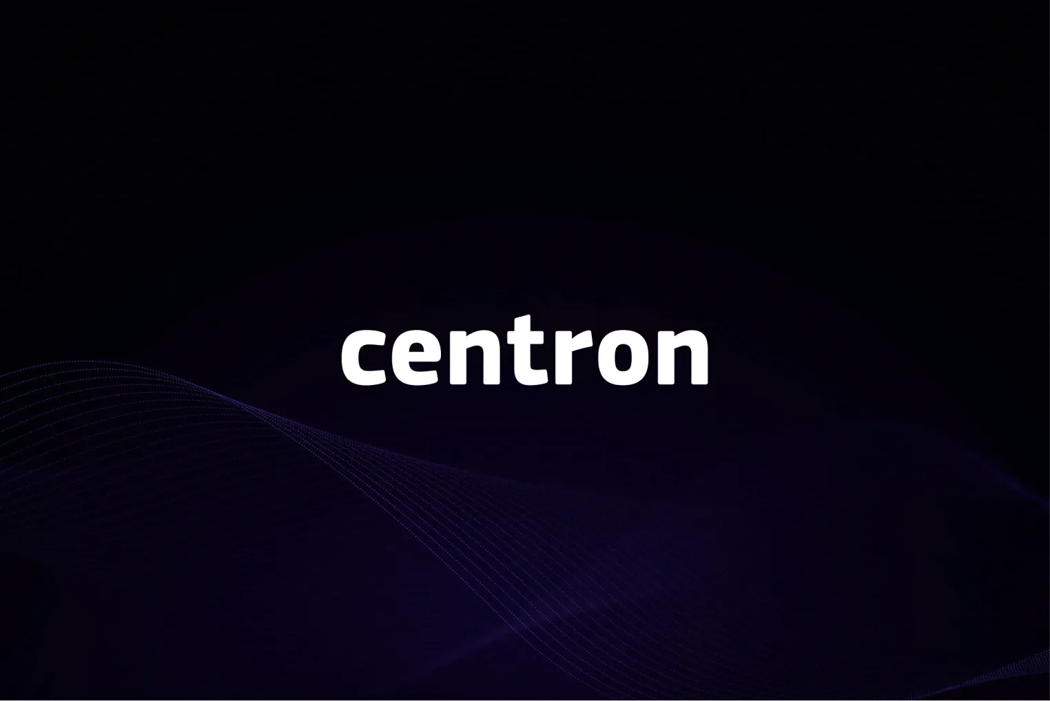 Centron — logo dark