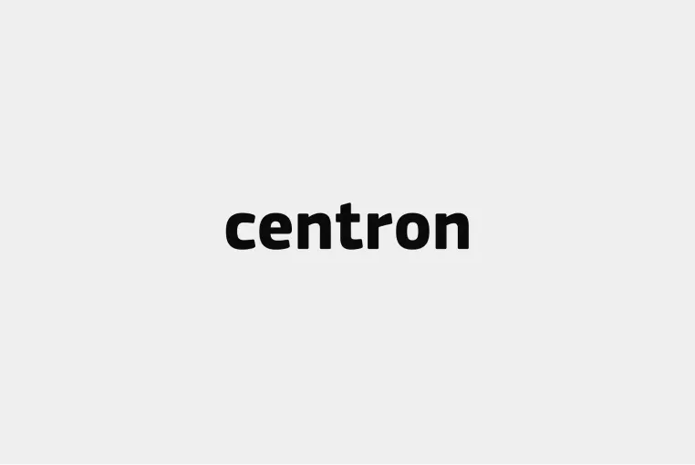 Centron — logo light