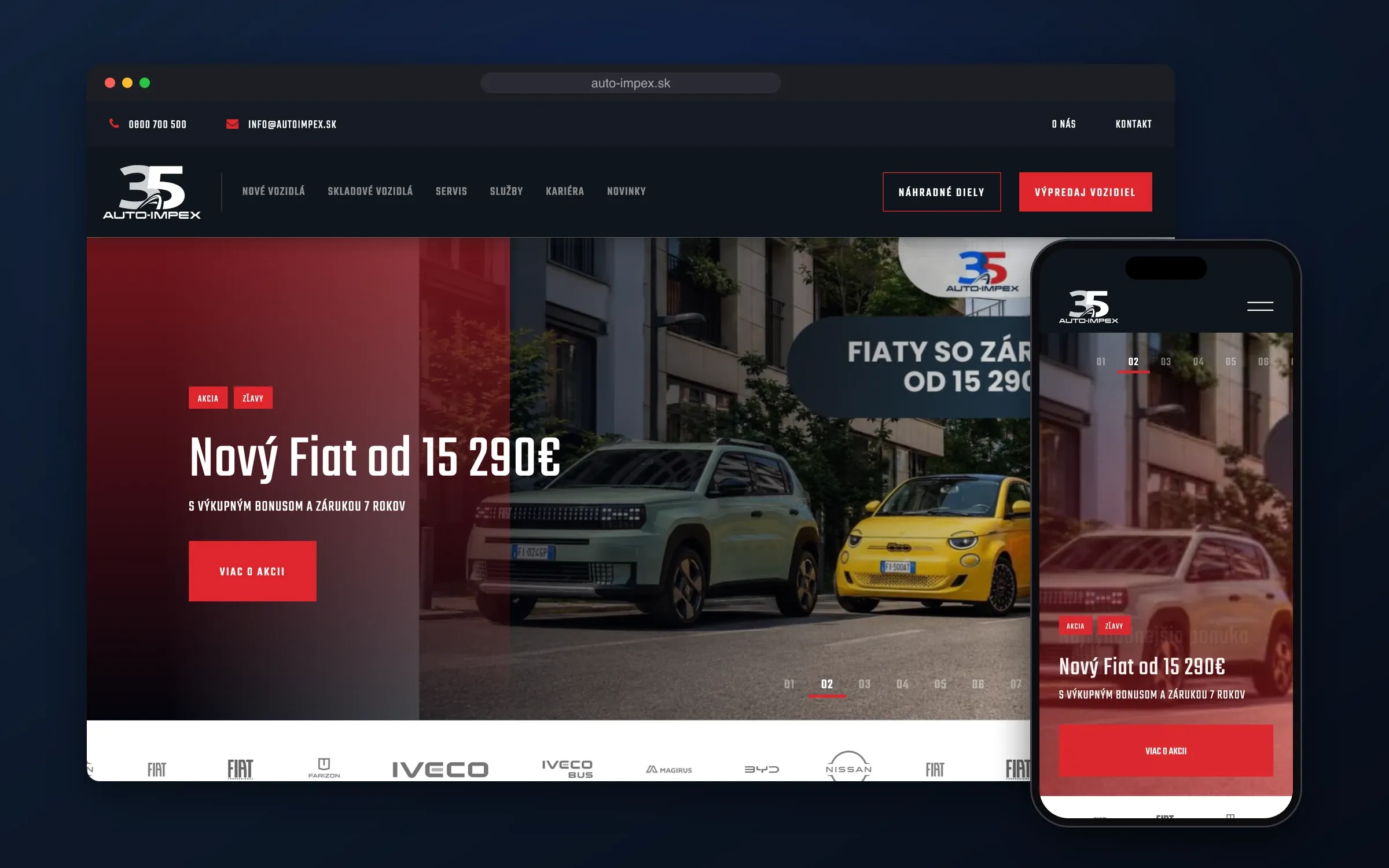 Auto-Impex — site duo